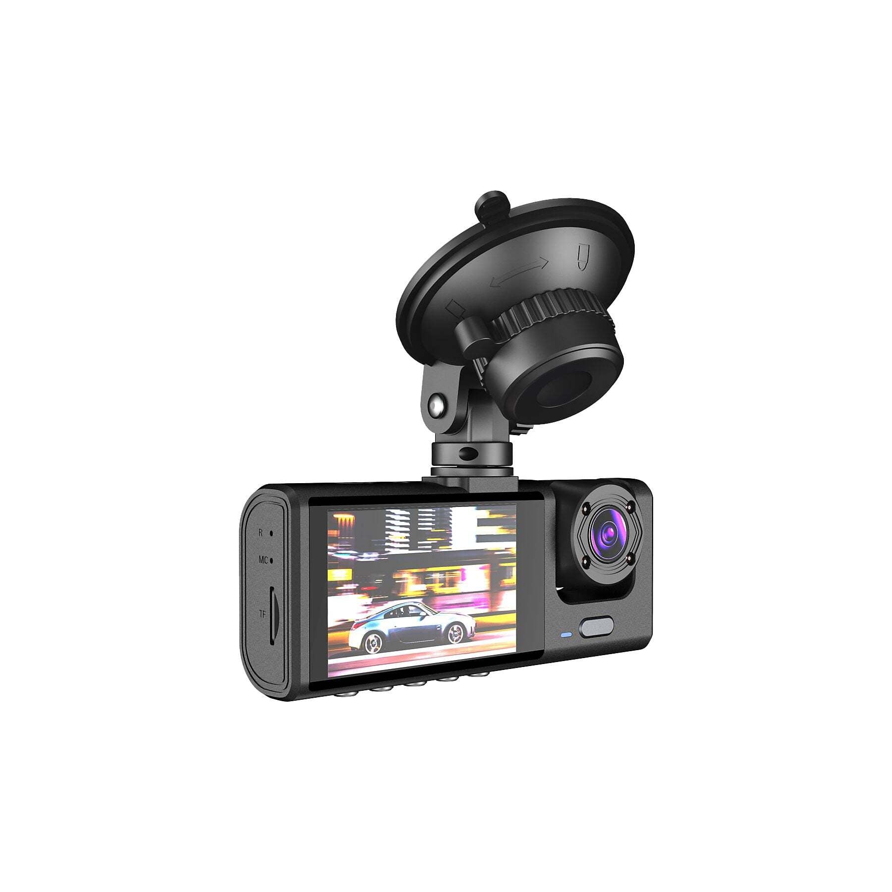 3 Kameralı Araç İçi Kamera Gece Görüşlü Dash Cam