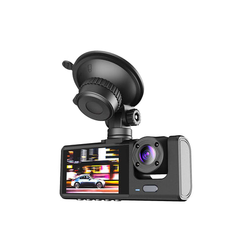 3 Kameralı Araç İçi Kamera Gece Görüşlü Dash Cam