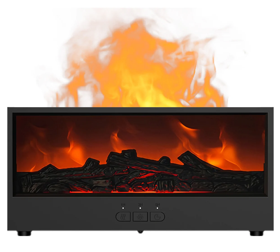 Şömine Görünümlü Hava Nemlendirici Aroma Difüzörü