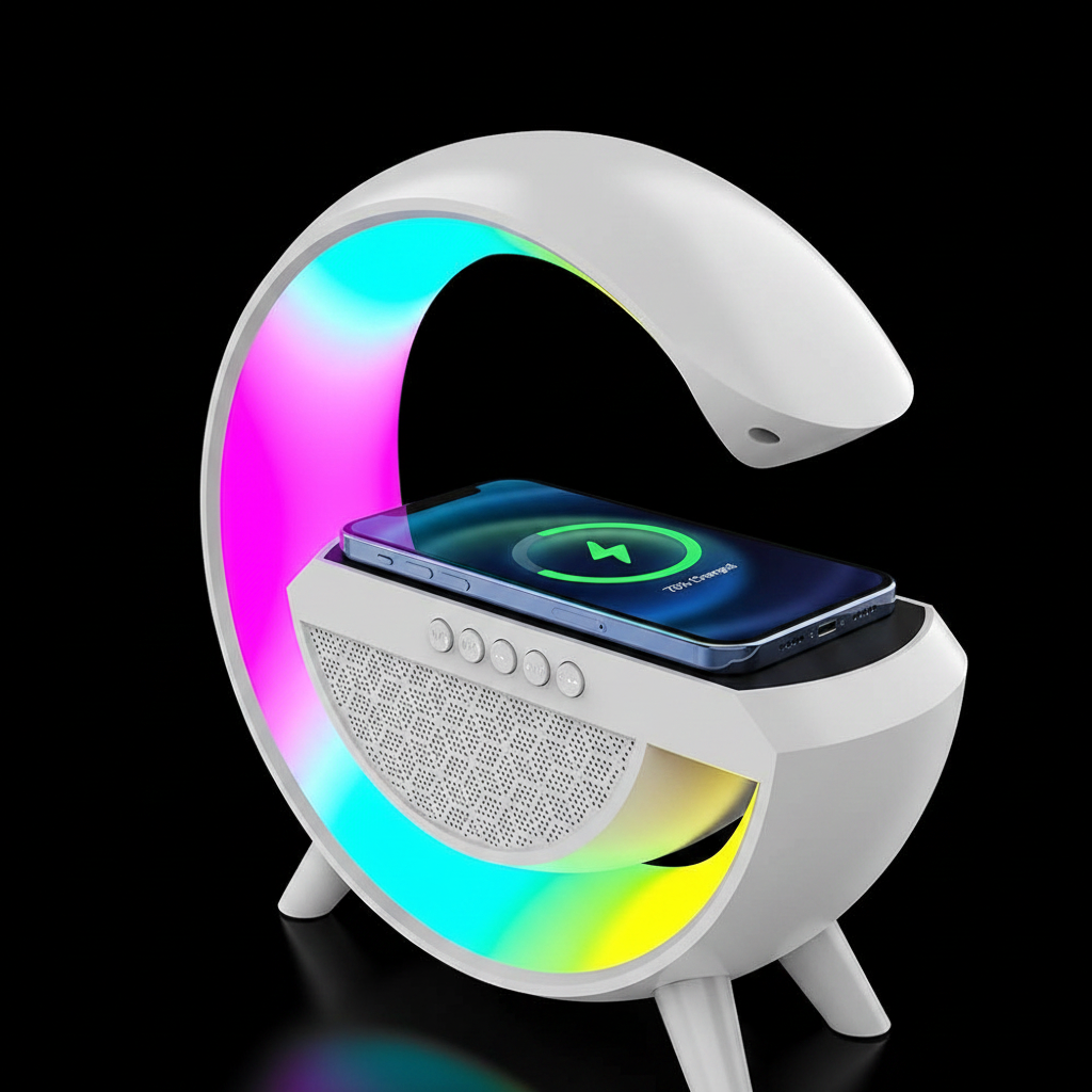 LED Kablosuz Şarjlı Hoparlör - Detay